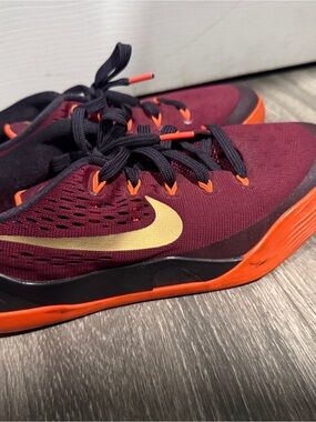 Nike Kids Maroon, Orange & Gold Athletic Sneakers